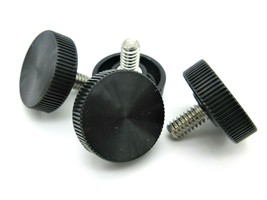 6mm x 13mm Microphone Stand Thumb Screw  19mm Delrin Head  USA Made  4 per pack - $12.01