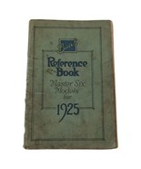 Buick Reference Book Master Six Models For 1925 Owners Manual Vintage Bo... - £31.12 GBP