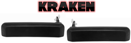 Outside Door Handles For Nissan Hardbody Truck 1987-1997 Pair Front Black  - $21.46