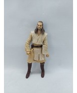 Star Wars 30th Anniversary Qui-Gon Jinn Loose Action Figure Hasbro 2008 - $9.89