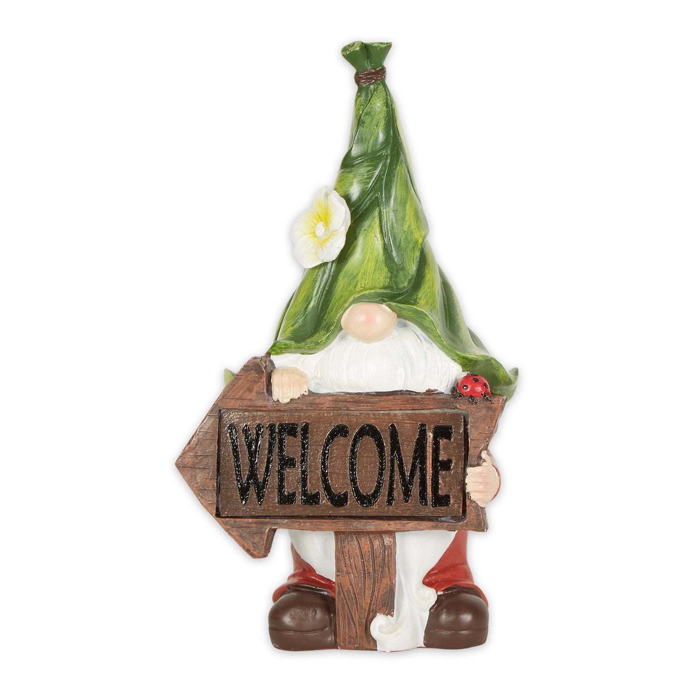 Primary image for Gnome with Glowing Welcome Sign Solare Statue