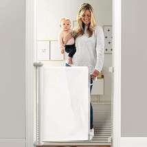 Momcozy Retractable Baby/Dog Gate, 33&quot; Tall, Extends up to 55&quot; Wide Safety Gate - £22.36 GBP