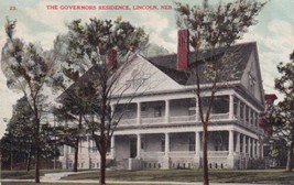 Governor&#39;s Residence Lincoln Nebraska NE Postcard C12 - £2.34 GBP