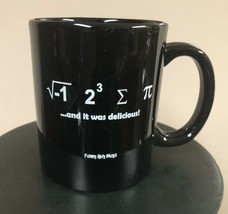 Mathematician&#39;s mug LIQUID LOGIC Funny Guy mugs coffee Ate Some Pie equa... - $18.32