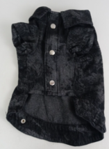 Top Paw Black Denim Jacket Small Dog - $4.84