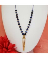 NWT Gorjana Versatile Power Gem Wisdom Beaded Lapis Lazuli Convertible N... - £18.63 GBP