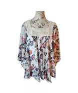 NWT Chelsea &amp; Theodore Floral Boho Blouse Size 2X-Large - $14.00