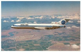 Pan American World AIrways Boeing 727 221A Airplane Postcard 1981 - £7.89 GBP