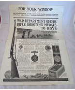 Antique UMC Union Metallic Cartridge CO WWI flyer NRA boys shooting medals - $250.00