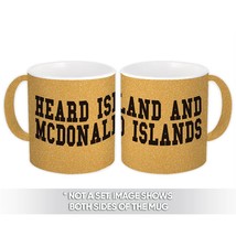 Heard Island and McDonald Islands : Gift Mug Flag College Script Country Expat - £12.57 GBP