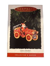 Santas Roadster Ornament Hallmark Here Comes Santa 17th in Series 1995 NOS - £8.89 GBP