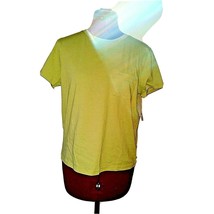 BP. T Shirt Olive Emerald Women Size Medium Pocket Crew Neck  Short Sleeve - $14.85