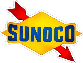 Sunoco Gasoline Laser Cut Metal Sign Advertisement - $1,283.53 MXN