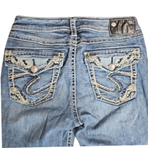 Silver Jeans Suki Capri High Rise Bootcut Jeans Women's 18 image 11