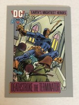 Deathstroke The Terminator Trading Card DC Comics  1991 #44 - £1.55 GBP