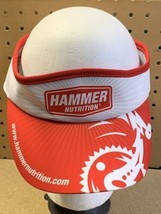 HEADSWEATS Black/Red HAMMER NUTRITION RUNNING VISOR Triathlon Tri Cap Gy... - $19.00