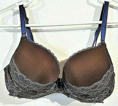 34C Adore Me Padded Underwire Push Up Bra with Lace - £9.23 GBP