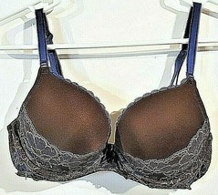 34C Adore Me Padded Underwire Push Up Bra with Lace - £8.82 GBP