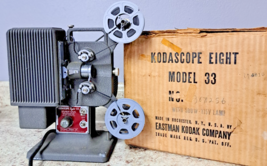 Eastman Kodak Co. 8mm Kodascope Eight Model 33 Movie Projector W/ Packin... - €83,56 EUR