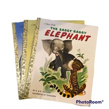 A Golden Book Saggy Baggy Elephant Baby Farm Animals Home for a Bunny Lot 3 - £7.93 GBP