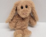 Ty Attic Treasures Cuddlys Beanie Adrienne Bunny Rabbit Plush Tan Brown 8&quot; - £16.27 GBP