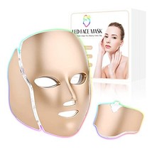 Led-Face-Mask-Light-Therapy Red Light Therapy for Face with 7 Color LED ... - $299.97