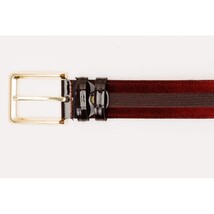 The Pontalto Burgundy Leather Belt image 6