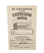 Lutheran Hour My Contribution St Pauls Shreveport, LA. Vintage Donation ... - $202.71 MXN