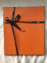 Hermes box for necklace with ribbon rectangle medium gift quality empty 1302 - £23.22 GBP
