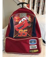 Disney Store Lightning McQueen Cars Backpack Rolling Luggage Suitcase NE... - £52.23 GBP