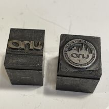 Vintage Printing Block University of New Orleans 3/4” x 3/4” - €17,63 EUR