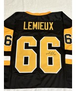Mario Lemieux Signed Pittsburgh Penguins Hockey Jersey COA - $349.00