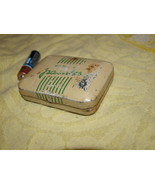 Antique Rare Soviet  USSR Empty Menthol Pastiles Tin Box  1960 - $15.58 CAD