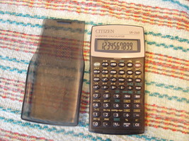Transparent Body Scientific Calculator Citizen SR-260 - £7.89 GBP