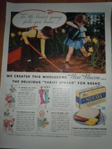 Nucoa The Delicious Thrift Spread for Bread Print Magazine Ad 1937 - £7.89 GBP
