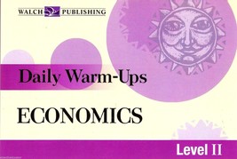 Daily Warm-Ups Economics Level 2 J. Weston Walch  - £8.62 GBP