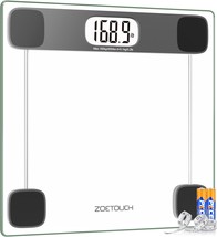 ZOETOUCH Scale for Body Weight Digital Bathroom Weighing Bath Scale,, 400lbs - £10.21 GBP
