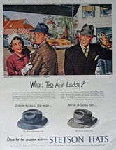 Alan Ladd,starring in Paramount&#39;s &quot;Saigon&quot;[Stetson Hats], 40&#39;s Print Ad. Full... - £14.03 GBP