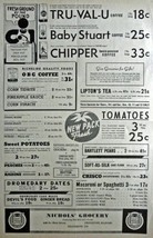 1936 Food News, Vol. 4 No. 14 Dec. 8, Print Advertisment. Illustration, ... - £14.06 GBP