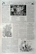 The Children&#39;s Page, September 28, 1916, the Youth&#39;s Companion [537]. St... - $17.89