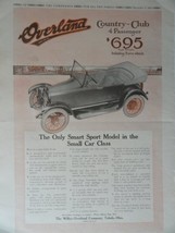 The Willys Overland Company Automobiles, Color Painting,11"x16"[Overland car]... - $17.89