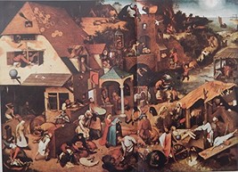 Pieter Breughel, 40&#39;s [centerfold] Color Illustration, print art (The Flemish... - £13.98 GBP