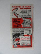 Gillette super-speed razor, 50&#39;s Print Ad. color Illustration, print ad (Alli... - £14.05 GBP