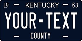 Kentucky 1963 Personalized Tag Vehicle Car Auto License Plate - £13.33 GBP