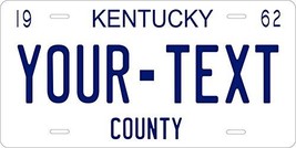 Kentucky 1962 Personalized Tag Vehicle Car Auto License Plate - £13.13 GBP