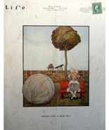 Rodney Thomson + N.A., 1918 B&amp;W Illustration 8 1/2&quot;x11&quot; Print art (Life ... - £10.21 GBP