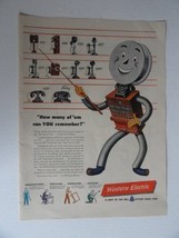 Western Electric, 40&#39;s Print Ad. full page Color Illustration, [painting] (ho... - £14.06 GBP