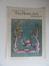Needlecraft The Home Arts Magazine, October,1934 (cover only) [birds,woman ri... - $17.89