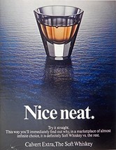 Calvert Extra Whiskey, 60&#39;s Print ad. Full Page Color Illustration (nice neat... - £14.06 GBP