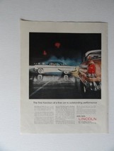 Lincoln Automobile, 50&#39;s Print Ad. full page color Illustration, print ad (ca... - £14.29 GBP